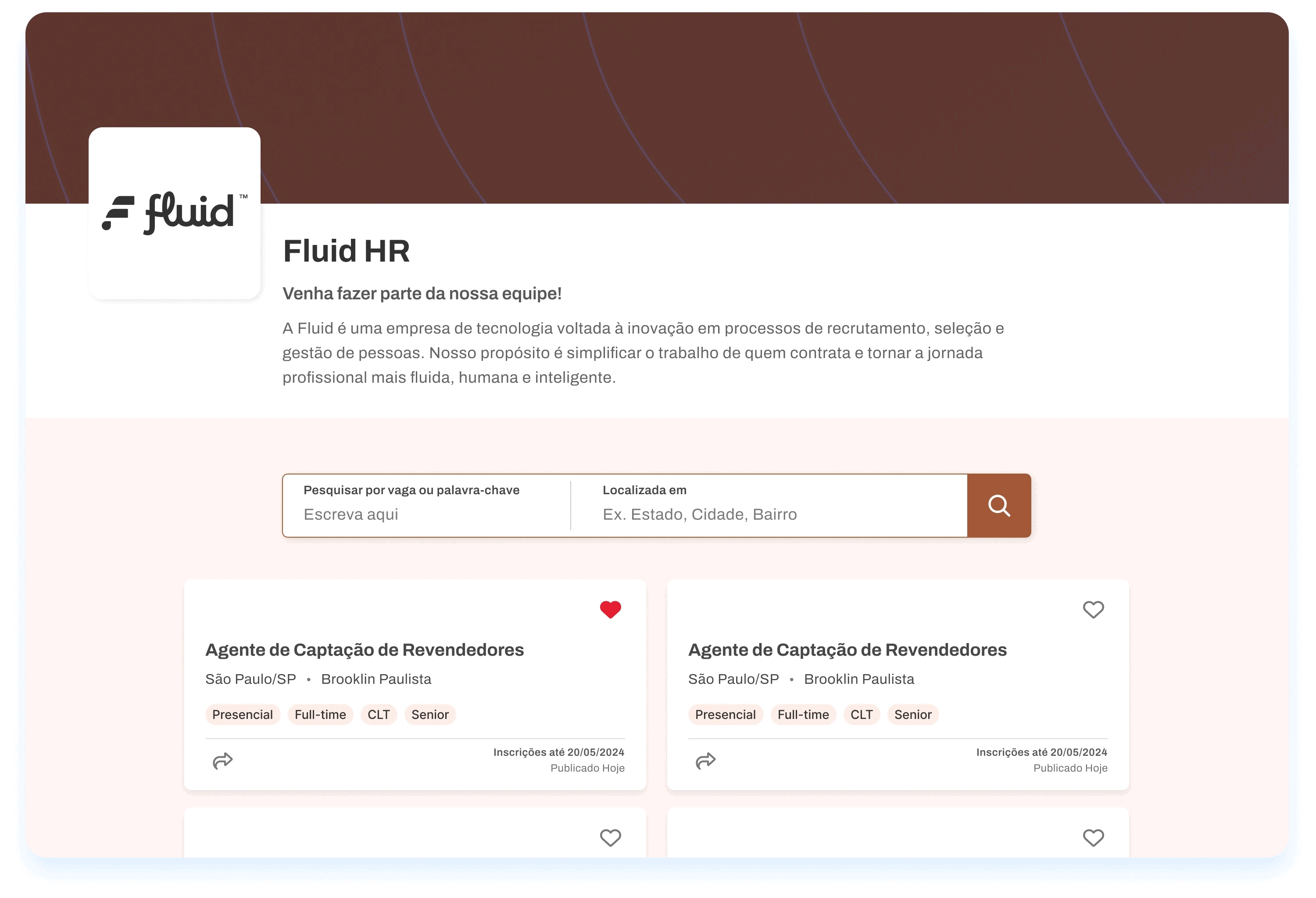Fluid HR - Career page